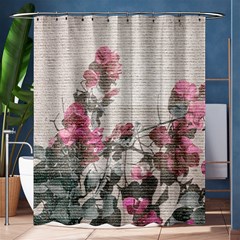 Shabby Chic Style Floral Photo Shower Curtain 60  X 72  (medium)  by dflcprints