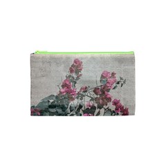 Shabby Chic Style Floral Photo Cosmetic Bag (xs) by dflcprints