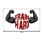 Train hard Business Card Holders Front