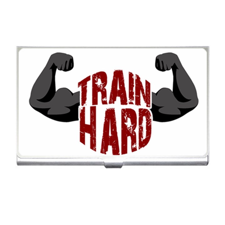 Train hard Business Card Holders