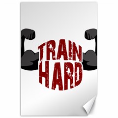 Train Hard Canvas 24  X 36  by Valentinaart