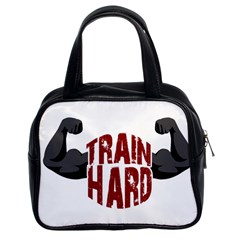 Train Hard Classic Handbags (2 Sides) by Valentinaart