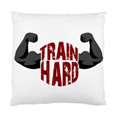 Train Hard Standard Cushion Case (two Sides) by Valentinaart