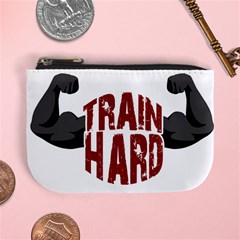 Train Hard Mini Coin Purses by Valentinaart