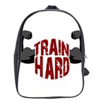 Train hard School Bags(Large)  Front