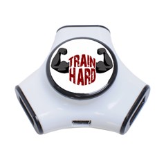 Train Hard 3-port Usb Hub by Valentinaart