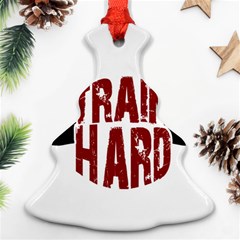 Train Hard Christmas Tree Ornament (two Sides) by Valentinaart