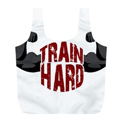 Train Hard Full Print Recycle Bags (l)  by Valentinaart