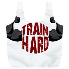 Train Hard Full Print Recycle Bags (l)  by Valentinaart