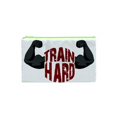 Train Hard Cosmetic Bag (xs) by Valentinaart