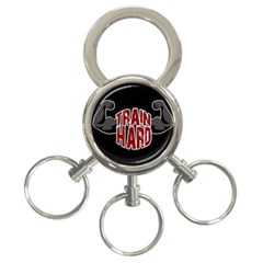 Train Hard 3-ring Key Chains by Valentinaart