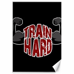 Train Hard Canvas 12  X 18   by Valentinaart