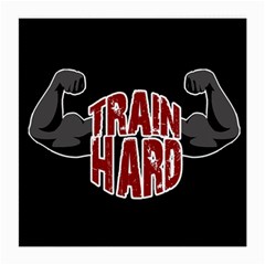 Train Hard Medium Glasses Cloth (2-side) by Valentinaart