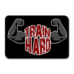 Train Hard Plate Mats by Valentinaart