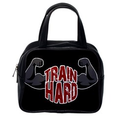 Train Hard Classic Handbags (one Side) by Valentinaart