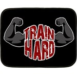 Train hard Double Sided Fleece Blanket (Mini)  35 x27  Blanket Front