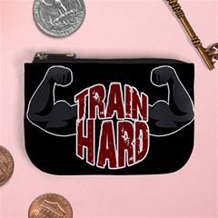 Train Hard Mini Coin Purses by Valentinaart