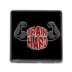 Train Hard Memory Card Reader (square) by Valentinaart