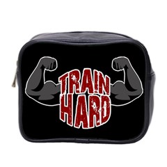 Train Hard Mini Toiletries Bag 2-side by Valentinaart