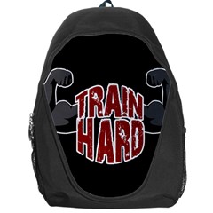 Train Hard Backpack Bag by Valentinaart