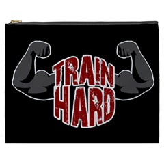 Train Hard Cosmetic Bag (xxxl)  by Valentinaart