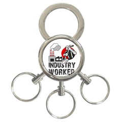 Industry Worker  3-ring Key Chains by Valentinaart