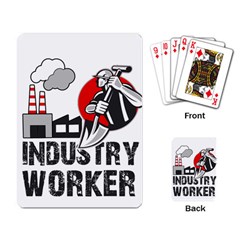 Industry Worker  Playing Card by Valentinaart