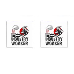 Industry Worker  Cufflinks (square) by Valentinaart