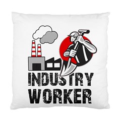 Industry Worker  Standard Cushion Case (one Side) by Valentinaart