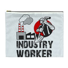 Industry Worker  Cosmetic Bag (xl) by Valentinaart