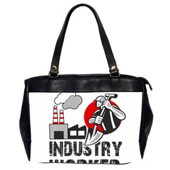 Industry Worker  Office Handbags (2 Sides)  by Valentinaart