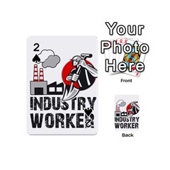 Industry Worker  Playing Cards 54 (mini)  by Valentinaart