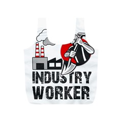 Industry Worker  Full Print Recycle Bags (s)  by Valentinaart