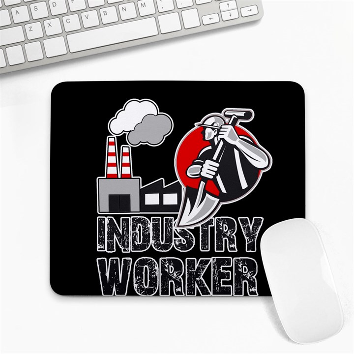 Industry worker  Large Mousepads