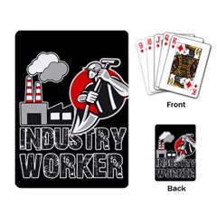 Industry Worker  Playing Card by Valentinaart