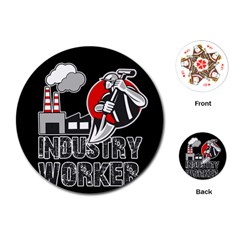 Industry Worker  Playing Cards (round)  by Valentinaart