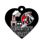 Industry worker  Dog Tag Heart (One Side) Front