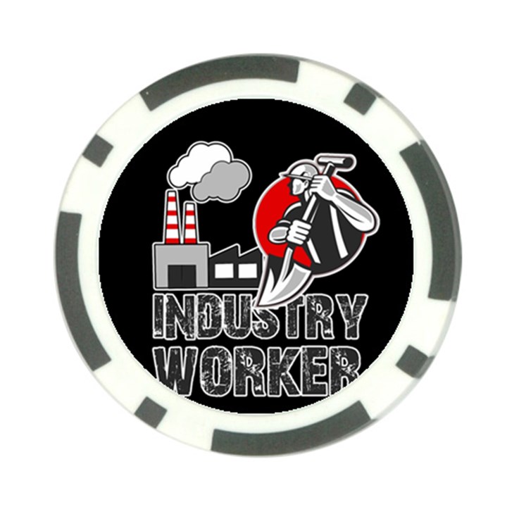 Industry worker  Poker Chip Card Guard (10 pack)