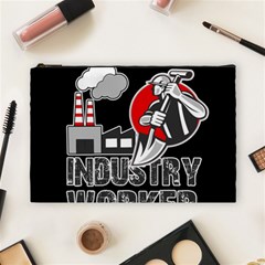 Industry Worker  Cosmetic Bag (large)  by Valentinaart