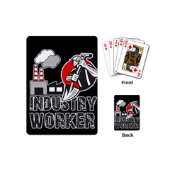 Industry Worker  Playing Cards (mini)  by Valentinaart