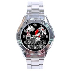 Industry Worker  Stainless Steel Analogue Watch by Valentinaart