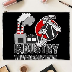 Industry Worker  Cosmetic Bag (xxxl)  by Valentinaart