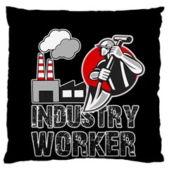 Industry Worker  Standard Flano Cushion Case (two Sides) by Valentinaart