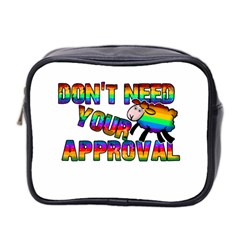 Dont Need Your Approval Mini Toiletries Bag 2-side by Valentinaart