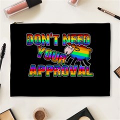 Dont Need Your Approval Cosmetic Bag (xl) by Valentinaart