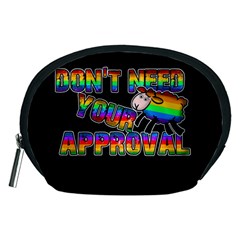 Dont Need Your Approval Accessory Pouches (medium)  by Valentinaart