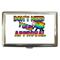 Dont Need Your Approval Cigarette Money Cases by Valentinaart