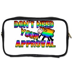 Dont Need Your Approval Toiletries Bags by Valentinaart