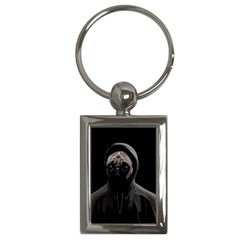 Gangsta Pug Key Chains (rectangle)  by Valentinaart