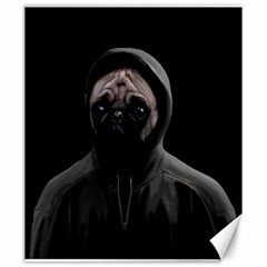 Gangsta Pug Canvas 20  X 24   by Valentinaart